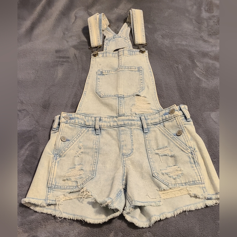 Hollister Short Jean Overall, Vintage women/teen, size XS. NWOT
